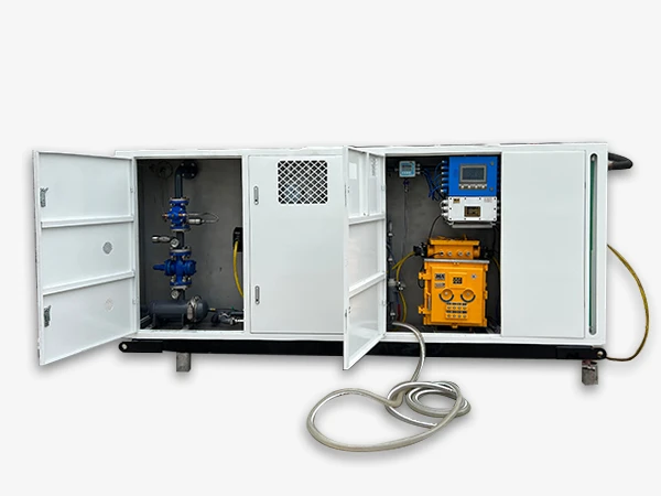 Automatic emulsion proportioning station   