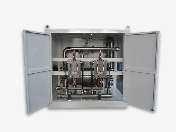 Initial installation of filter station   